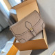 Khaki Casual Letters Patchwork Embossed Bags
