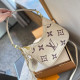 Purple Casual Daily Letters Patchwork Zipper Contrast Bags