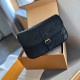 Black Casual Letters Patchwork Embossed Bags