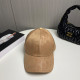 Golden Yellow Casual Letters Patchwork Texture Hat