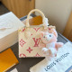 White Pink Casual Daily Letters Patchwork Contrast Bags(with accessories)