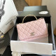 Pink Casual Letters Patchwork Rhinestone Decor Texture Bags
