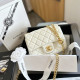 White Casual Street Letters Metal Accessories Trim Chains Texture Bags