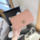 Pink Casual Daily Letters Metal Accessories Trim Texture Bags