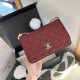 Burgundy Casual Daily Letters Metal Accessories Trim Texture Bags