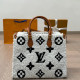 White Brown Casual Street Letters Weave Fluffy Contrast Bags