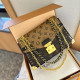 Yellow Brown Casual Street Letters Patchwork Chains Contrast Bags