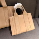 Apricot Casual Daily Letters Patchwork Bags