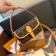 Yellow Brown Casual Letters Patchwork Contrast Bags