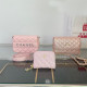 Pink Casual Daily Letters Patchwork Texture Bags