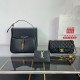 Black Casual Street Letters Patchwork Metal Accessories Trim Texture Bags