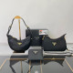 Black Casual Street Letters Metal Accessories Trim Zipper Bags