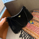 Black Casual Street Solid Color Patchwork Metal Accessories Trim Zipper Bags