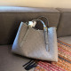 Grey Casual Daily Letters Patchwork Embossed Adjustable Bags