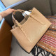 Apricot Casual Daily Letters Patchwork Embossed Adjustable Bags