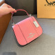 Pink Casual Solid Color Patchwork Metal Accessories Trim Texture Bags