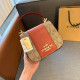 Orange Casual Daily Letters Patchwork Chains Contrast Bags