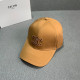 Yellow Casual Street Letters Patchwork Adjustable Hat
