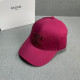 Rose Red Casual Street Letters Patchwork Adjustable Hat