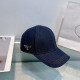 Blue Casual Street Solid Color Patchwork Hat