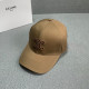 Khaki Casual Street Letters Patchwork Adjustable Hat