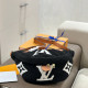 Black White Casual Daily Letters Zipper Fluffy Contrast Bags