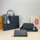 Black Casual Daily Letters Patchwork Zipper Embossed Bags
