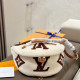 White Coffee Casual Daily Letters Zipper Fluffy Contrast Bags