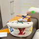 White Casual Street Letters Patchwork Fluffy Contrast Bags