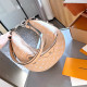 Pink Casual Street Letters Patchwork Zipper Contrast Bags
