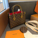 Brown Casual Daily Letters Patchwork Bags