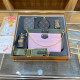 Pink Green Casual Street Letters Patchwork Zipper Adjustable Bags