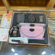 Silver Pink Casual Street Letters Patchwork Zipper Adjustable Bags