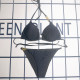 Black Sexy Patchwork Swimwears