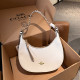 White Casual Daily Solid Color Patchwork Zipper Weave Bags