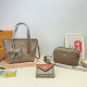 Orange Brown Casual Street Letters Patchwork Zipper Contrast Bags