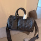 Black Casual Daily Letters Patchwork Embossed Adjustable Bags