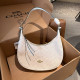 White Casual Street Letters Patchwork Zipper Contrast Bags