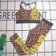Brown Yellow Sportswear Print Patchwork Swimwears