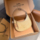 Yellow Casual Street Letters Patchwork Zipper Contrast Bags
