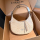 Khaki Casual Street Letters Patchwork Zipper Contrast Bags