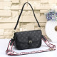 Black Daily Letters Patchwork Bags