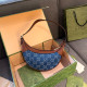 Dark Blue Casual Letters Distressed Patchwork Zipper Bags