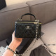 Black Casual Street Letters Metal Accessories Trim Zipper Bags