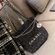 Black Gray Casual Street Letters Distressed Draw String Bags