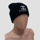 Black Daily Letters Embroidered Hat