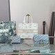 White Gold Casual Butterfly Letters Embroidered Patchwork Contrast Bags