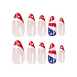 Blue Red Casual Daily The stars Contrast Nail Paste