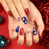 Blue Red Casual Daily The stars Basic Nail Paste