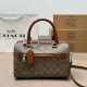 khaki Brown Casual Street Letters Patchwork Zipper Contrast Bags